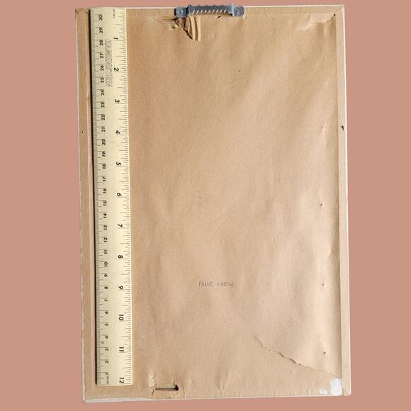 Vintage 1950s Framed My First Holy Communion E.G. Co Inc. Print - Picture 4 of 5